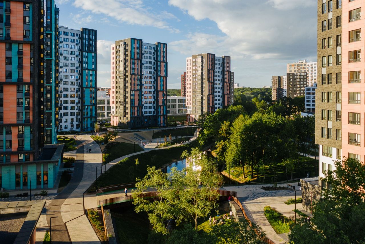фасад дома, здание по адресу г Москва, р-н Коммунарка, Скандинавский б-р 